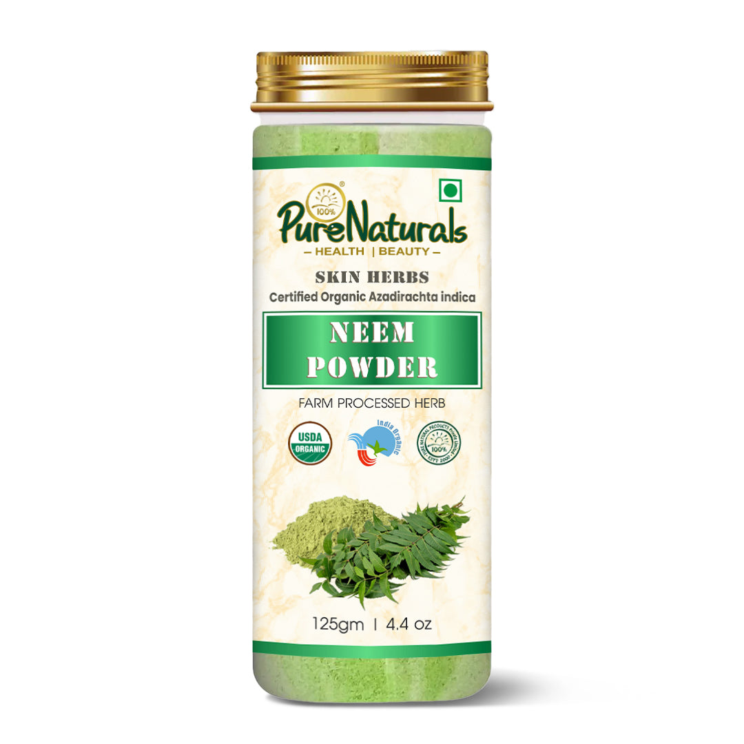 100% Organic Neem Powder for Hair & Skin - 125 Gm