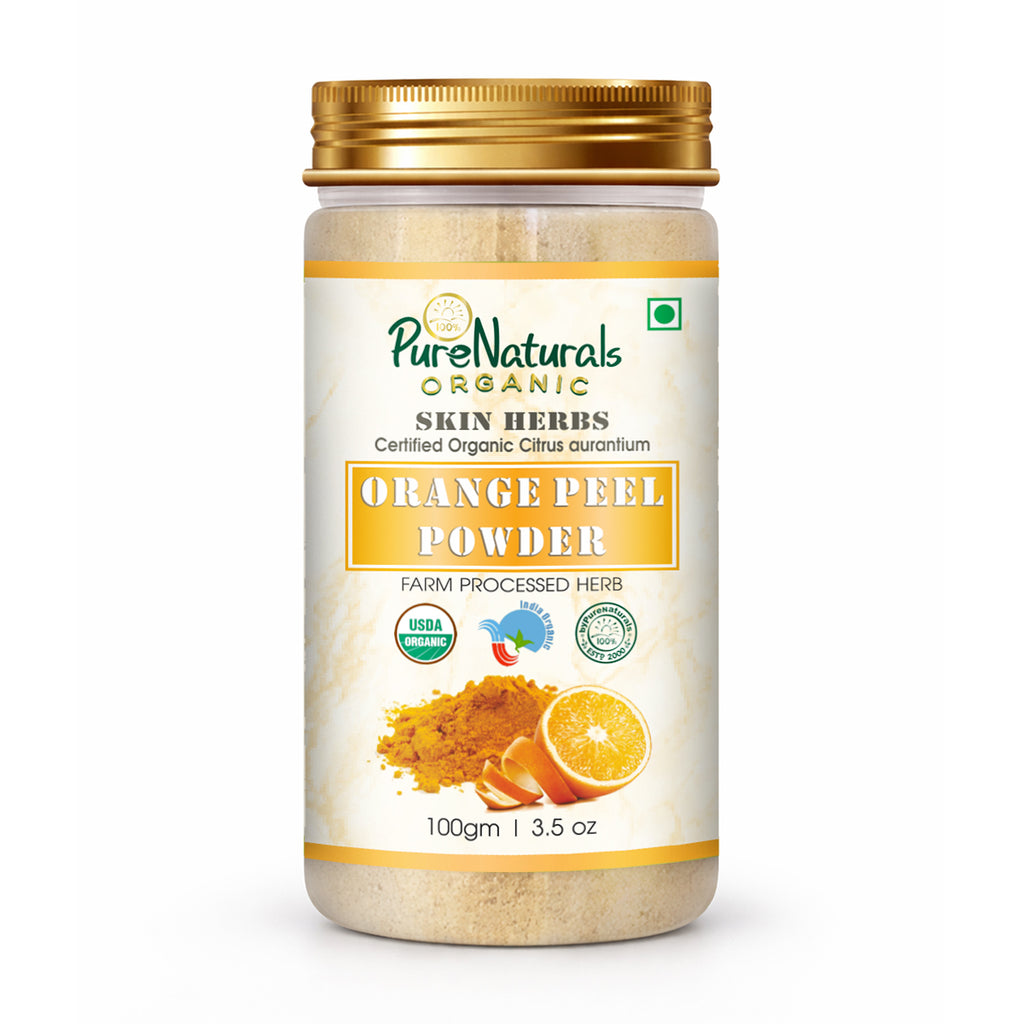 100% Organic Orange Peel Powder - 100 Gm