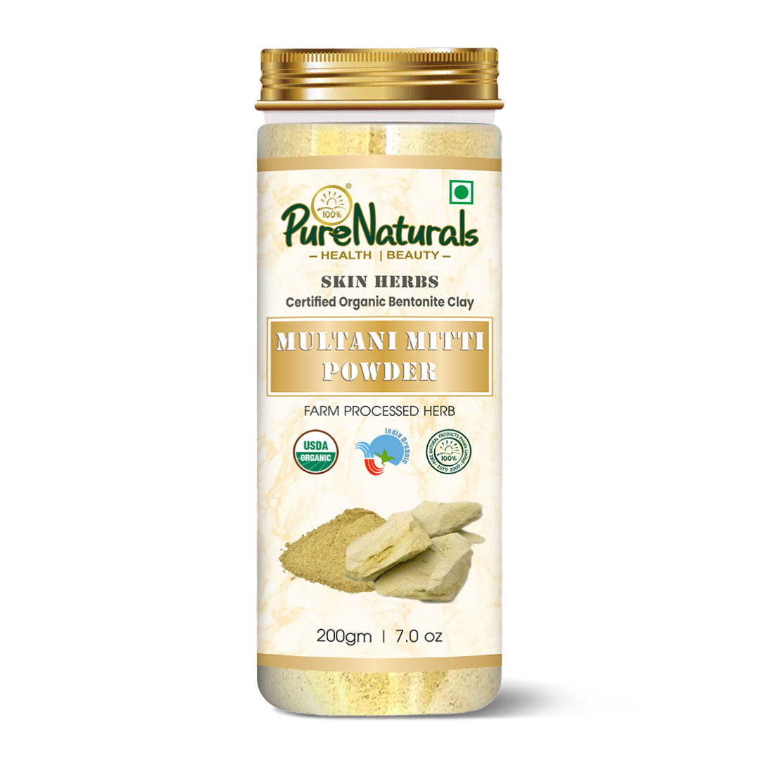 100% Organic Multani Mitti Powder for Skin & Hair - 200 Gm