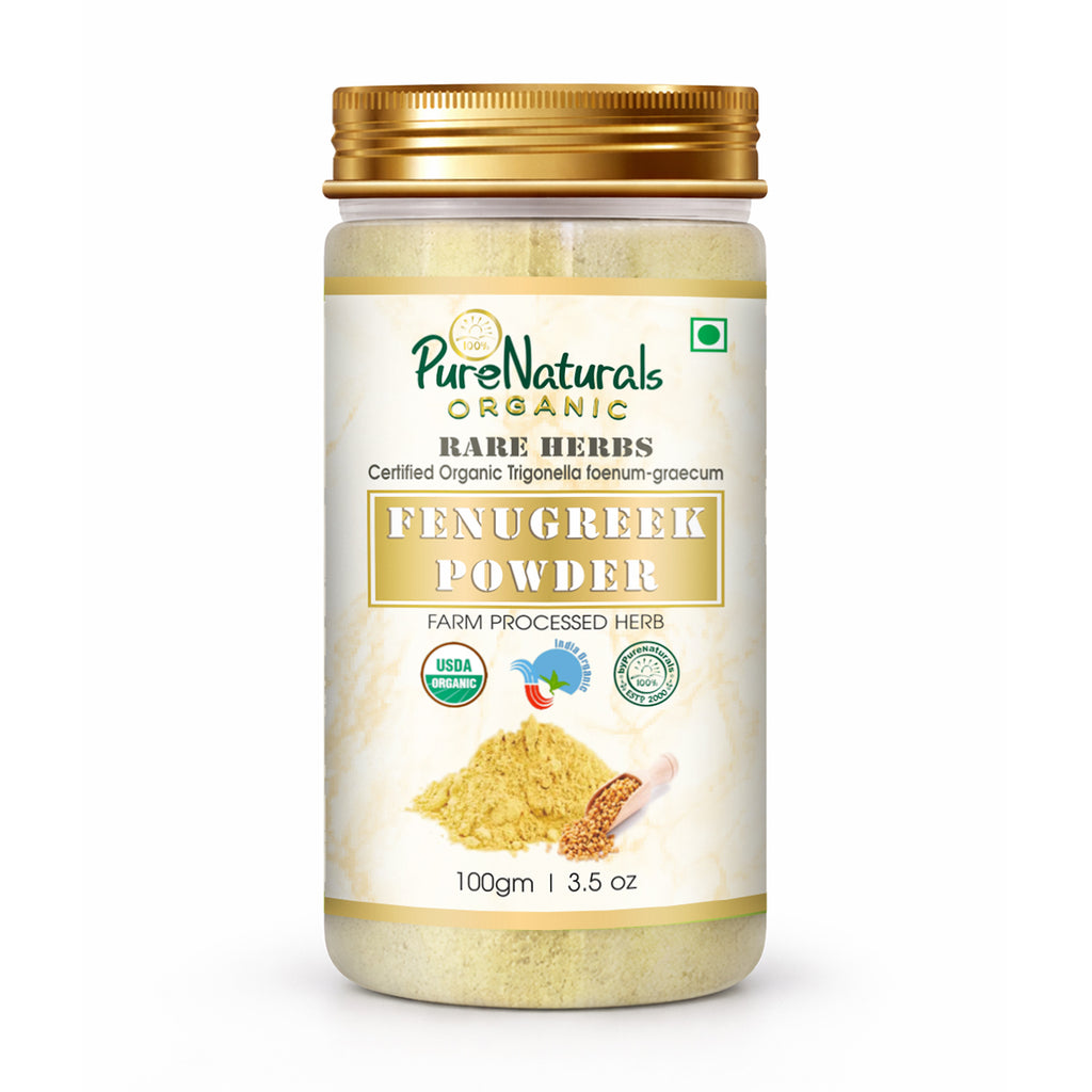 100% Organic Fenugreek Powder for Skin & Hair - 100 Gm