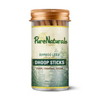 Bamboo Less Incense Dhoop Sticks (Sandalwood, Agarwood & Rose)- 30 Sticks Pack