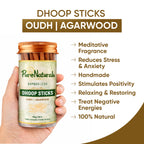 Bamboo Less Incense Agarwoud Oudh Dhoop Sticks- 30 Sticks Pack