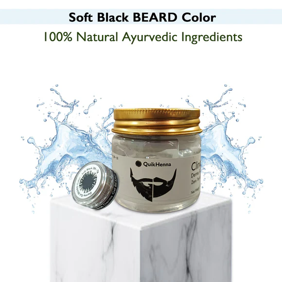 QuikHenna CLINICA Organic Gel Derma Beard Color  Biopharma, Healing Food to Live Healthy Life - by MFarmacy.com
