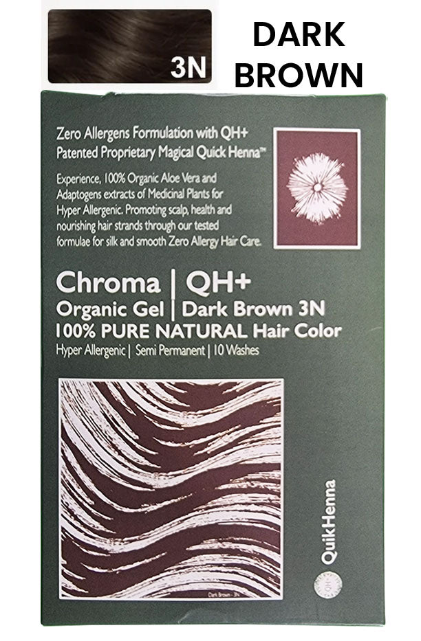 CHROMA ORGANIC GEL QH+ 100% PURE NATURAL HAIR COLOR