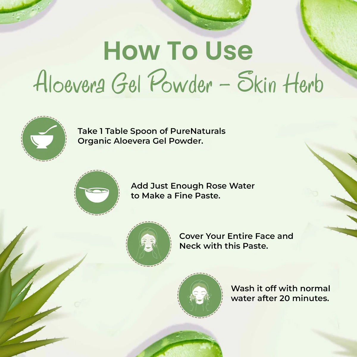 100% Organic Aloevera Gel Powder- 30g