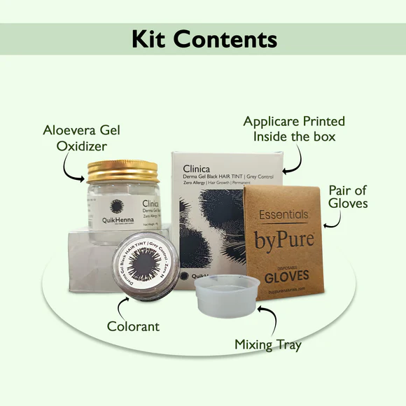 QuikHenna CLINICA Organic Gel Derma Tint Hair Maintenance  Biopharma, Healing Food to Live Healthy Life - by MFarmacy.com