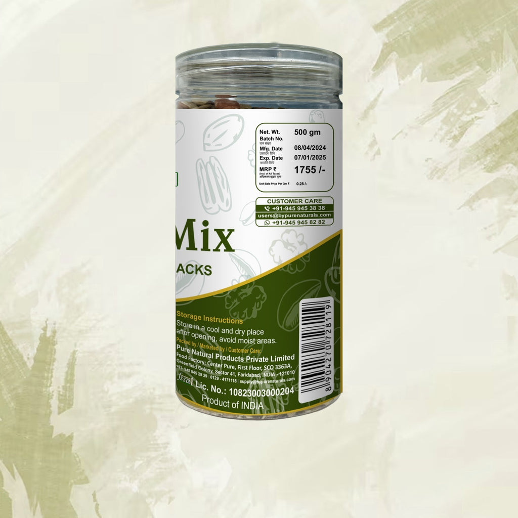 byPureNaturals Nutri Vegan Gluten Free Dietary Seed Mix- 500 Gm - BuyPureNaturals