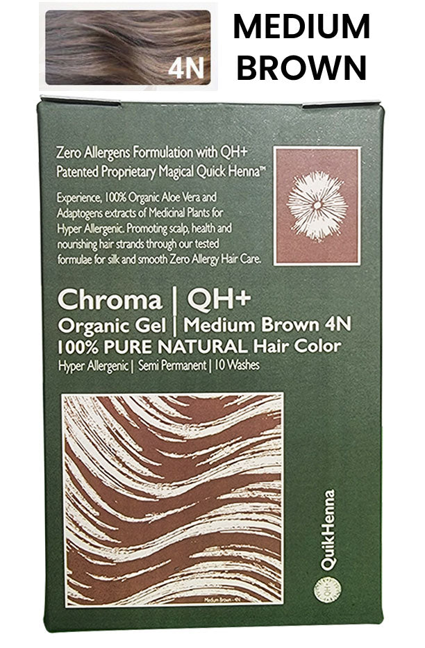 CHROMA ORGANIC GEL QH+ 100% PURE NATURAL HAIR COLOR