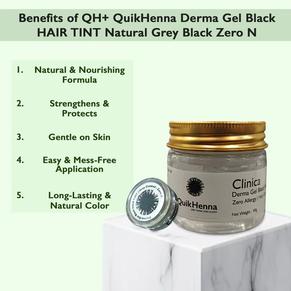 QuikHenna CLINICA Organic Gel Derma Tint Hair Maintenance  Biopharma, Healing Food to Live Healthy Life - by MFarmacy.com