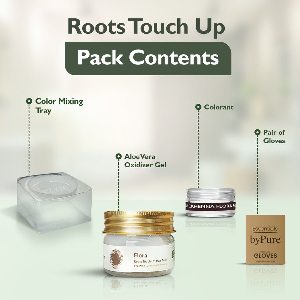 FLORA QH+ ORGANIC GEL SENSITIVE ROOTS TOUCH UP NATURAL HAIR COLOR  Biopharma, Healing Food to Live Healthy Life - by MFarmacy.com