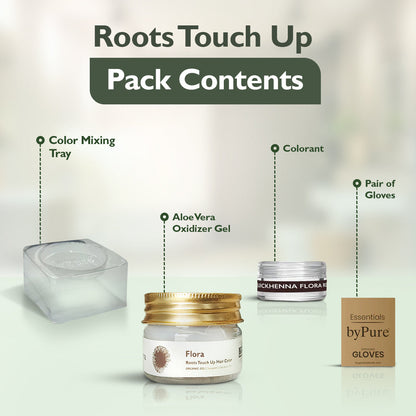 FLORA QH+ ORGANIC GEL SENSITIVE ROOTS TOUCH UP NATURAL HAIR COLOR  Biopharma, Healing Food to Live Healthy Life - by MFarmacy.com