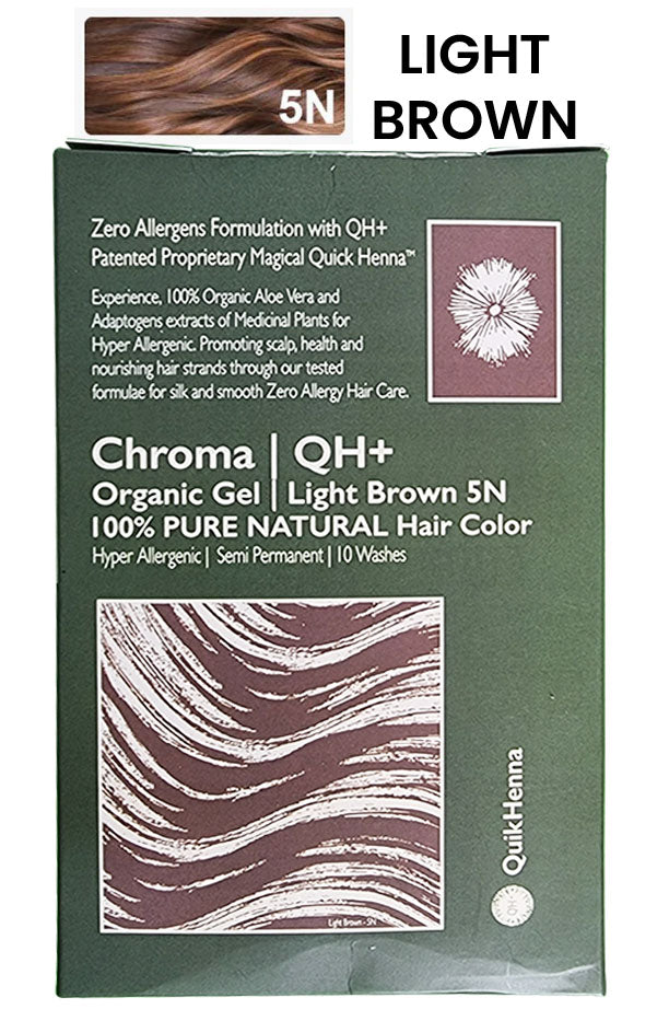 CHROMA ORGANIC GEL QH+ 100% PURE NATURAL HAIR COLOR