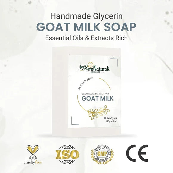 Deeply nourishing - SLS & Paraben Free Goat Milk Soap- 125gm  Biopharma, Healing Food to Live Healthy Life - by MFarmacy.com