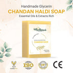 byPureNaturals SLS & Paraben Free Chandan Haldi Soap- 125gm - BuyPureNaturals