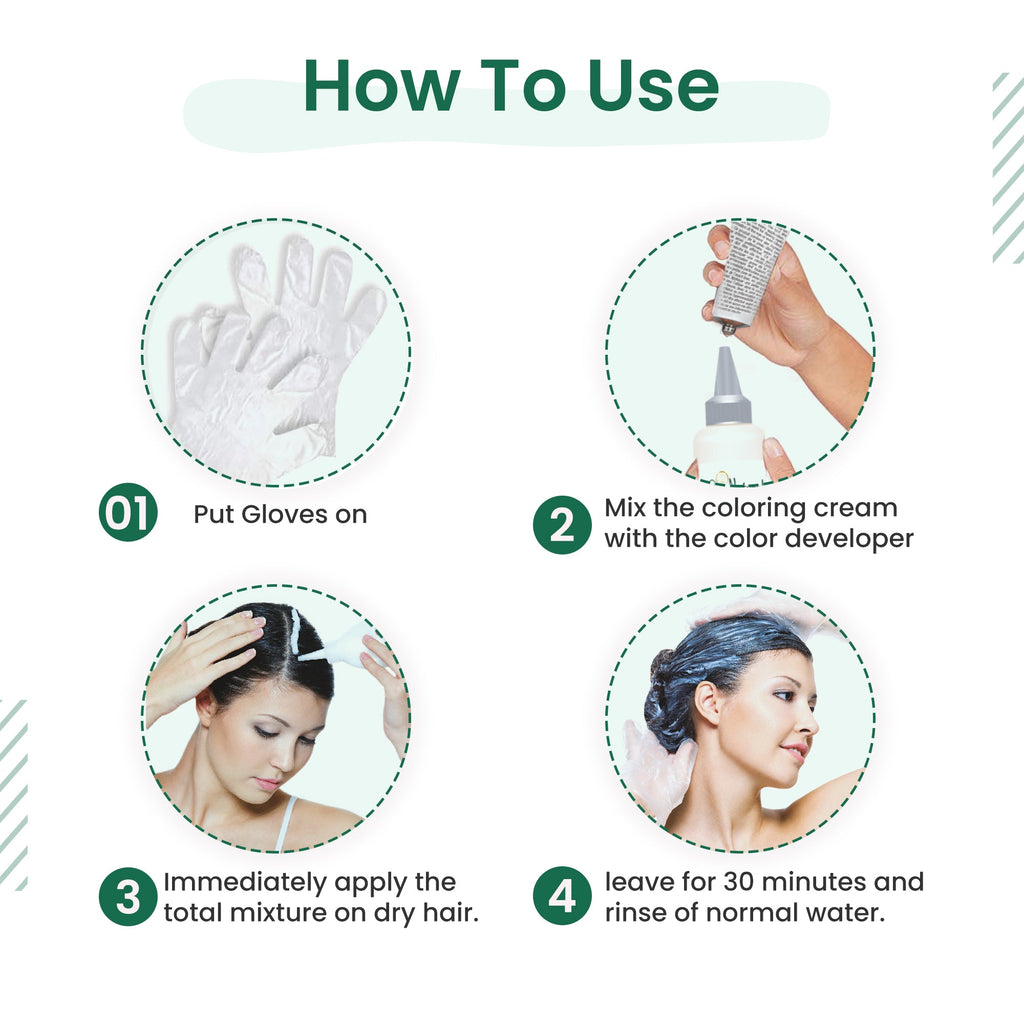 Aequo Organic Cream Hair Color Salon Pack- 120ml