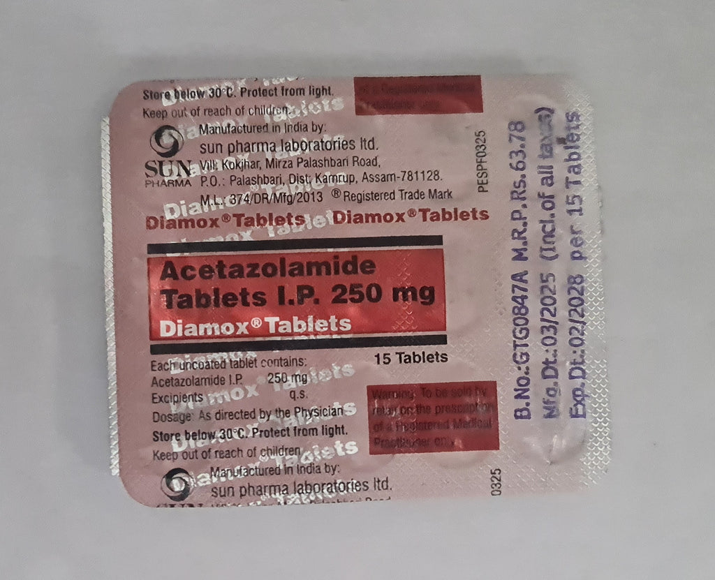 Acetelazolamide IP Tab 250mg (5T)