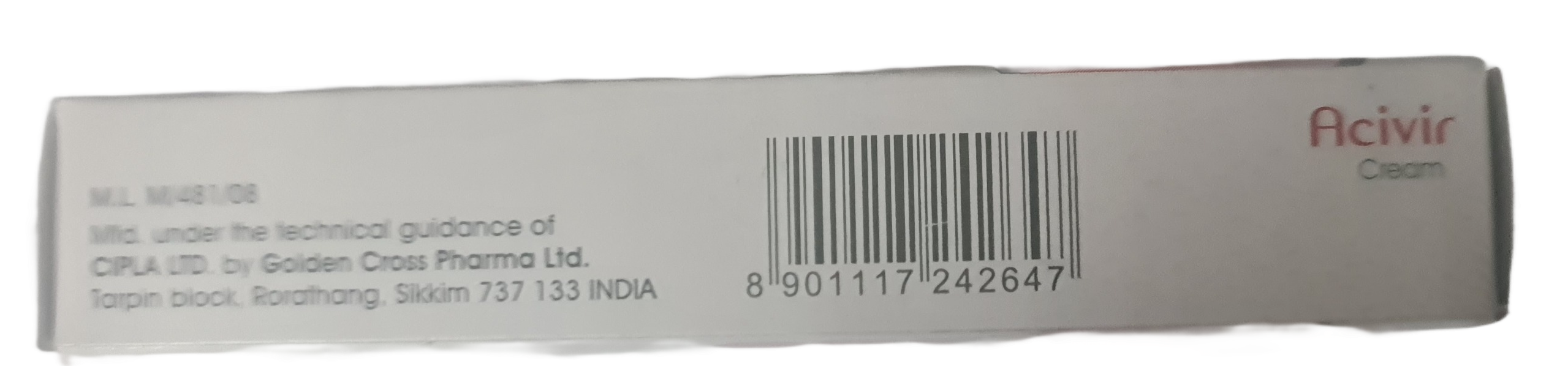 Acivir Cream 10g