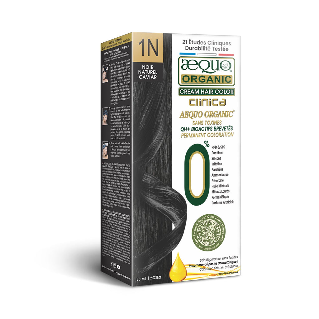 Aequo Organic Zero Toxins Cream Hair Color- 60ml