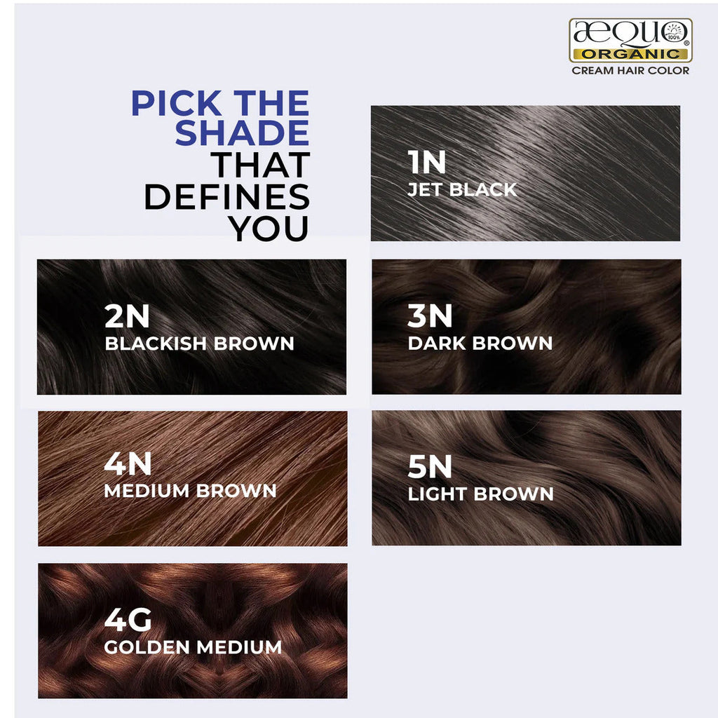 Aequo Organic Zero Toxins Cream Hair Color- 60ml