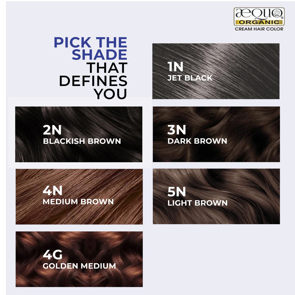 Aequo Organic Zero Toxins Cream Hair Color- 60ml