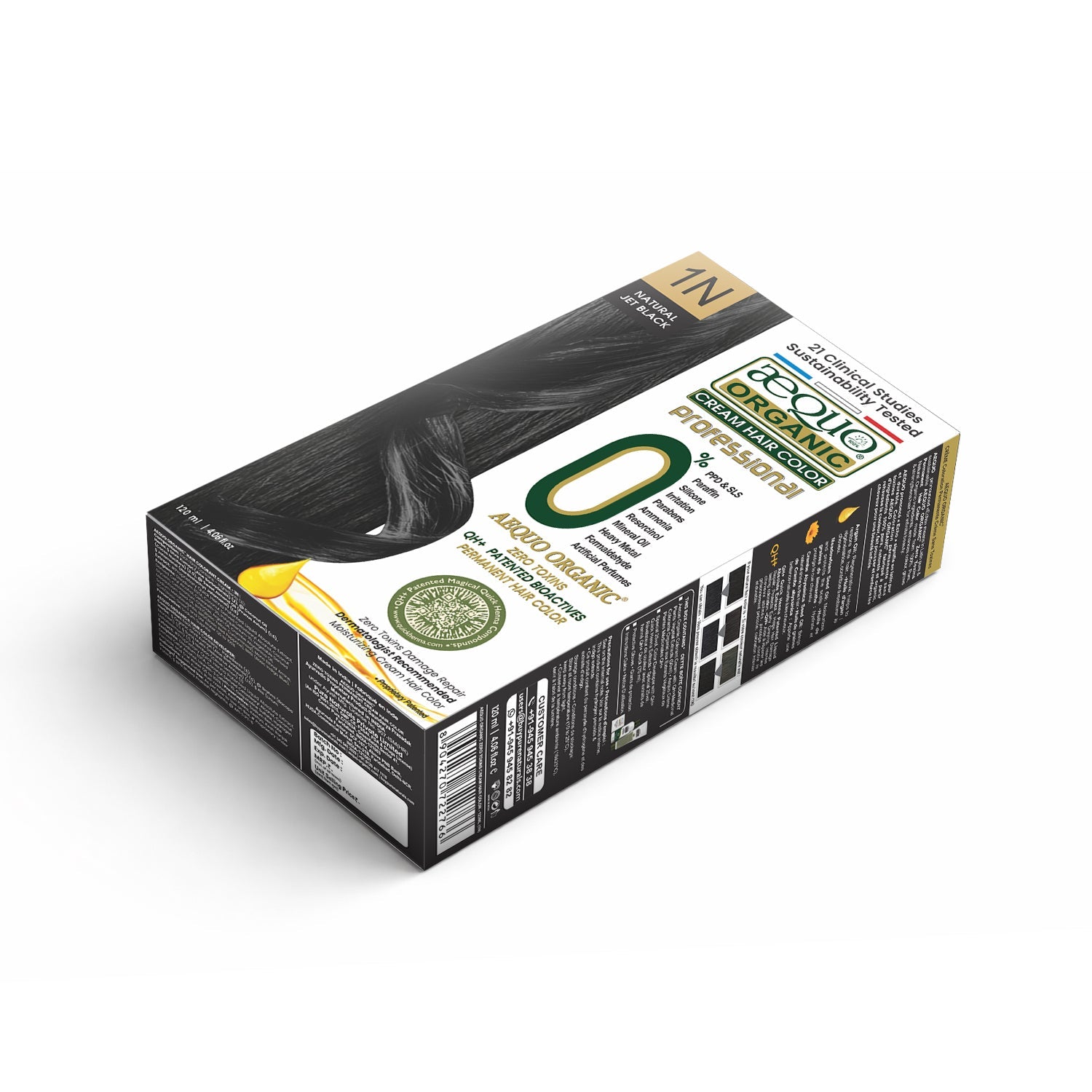 Aequo Organic Cream Hair Color Salon Pack- 120ml