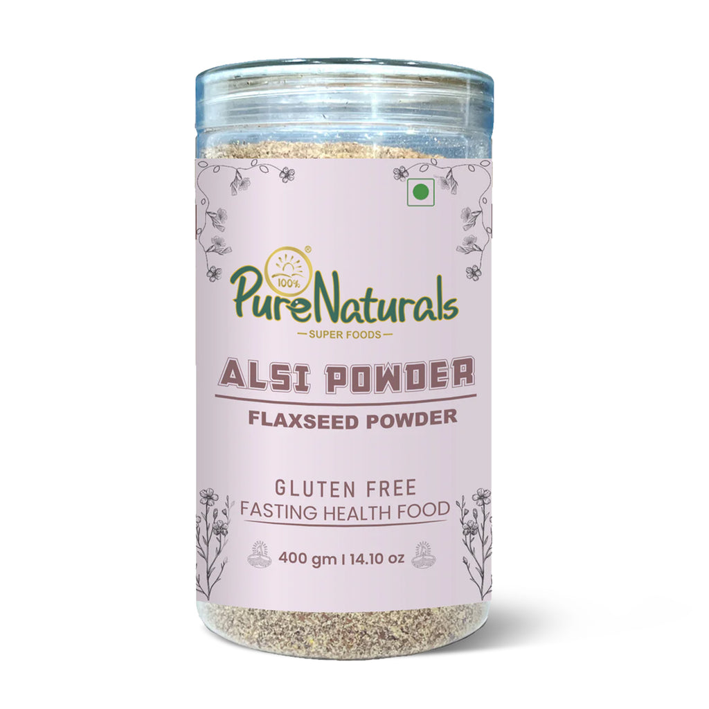 PureNaturals Gluten free Flaxseed Powder Flour Alsi Atta