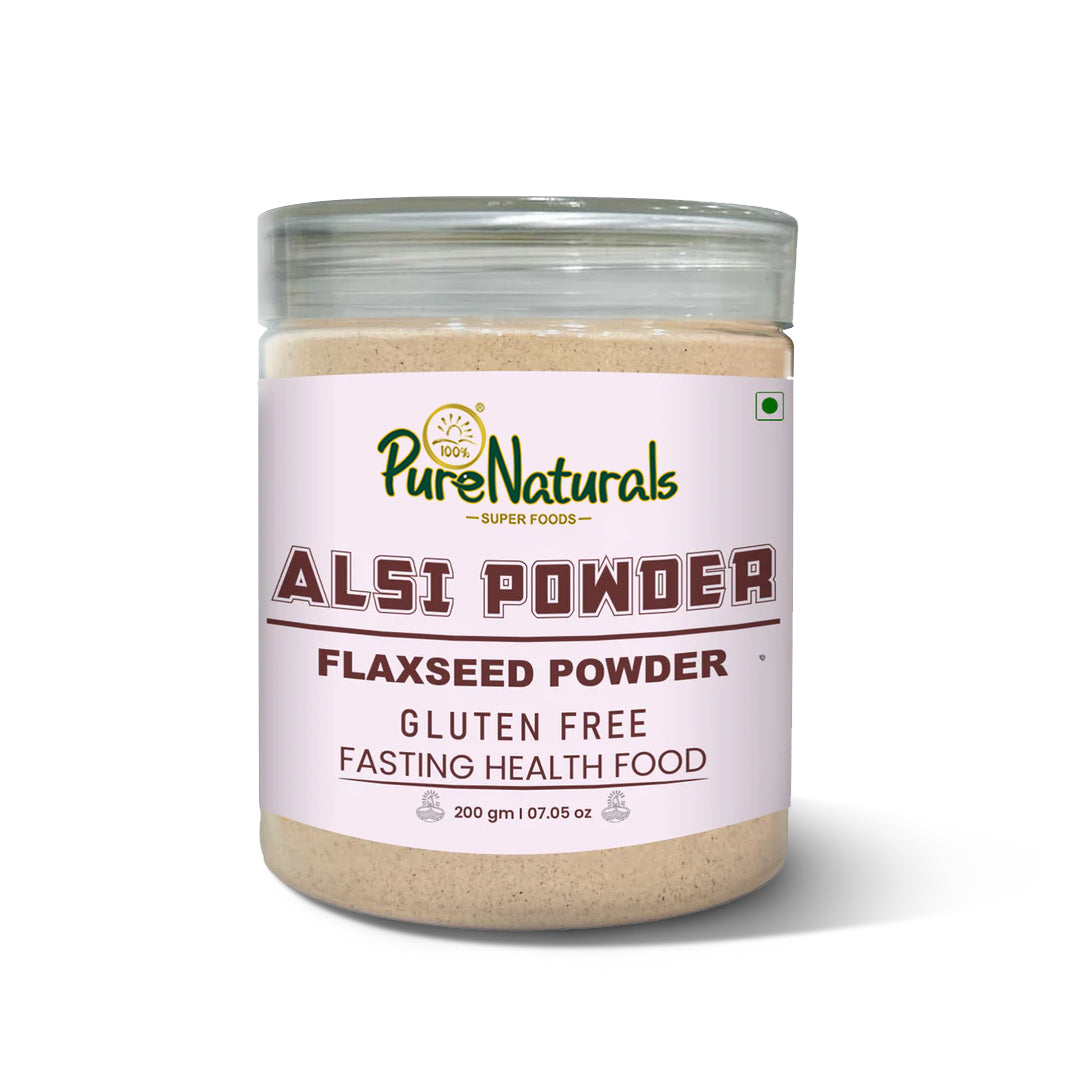 PureNaturals Gluten free Flaxseed Powder Flour Alsi Atta