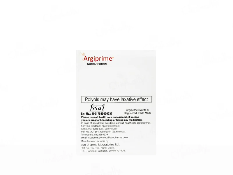 Argiprime Sugar Free Granules For Women- OrangeFlavour- 6g