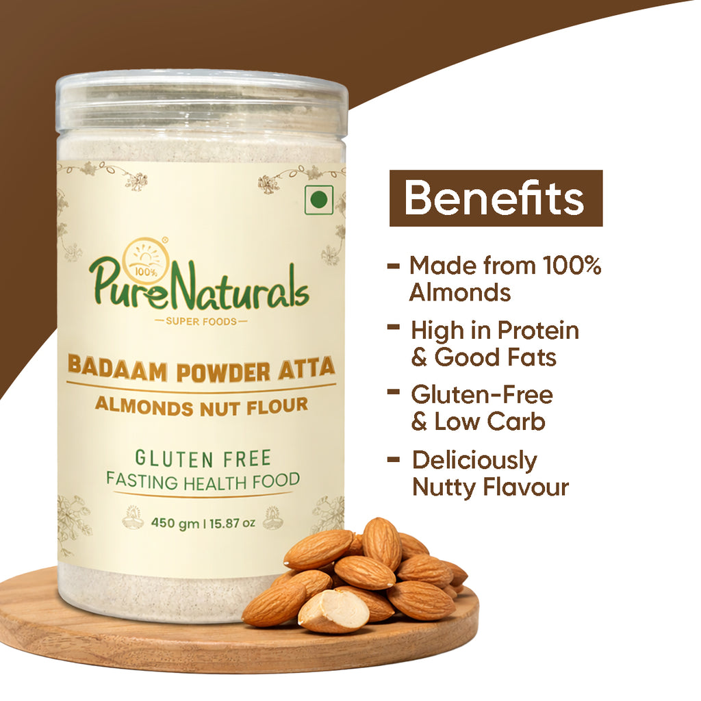PureNaturals Badaam Atta |  Almonds Powder Flour