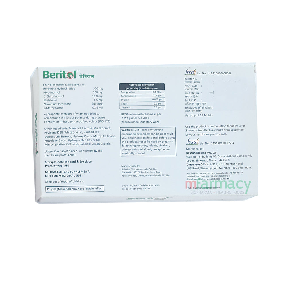 Beritol Tablet (Vitamin & Mineral Support)