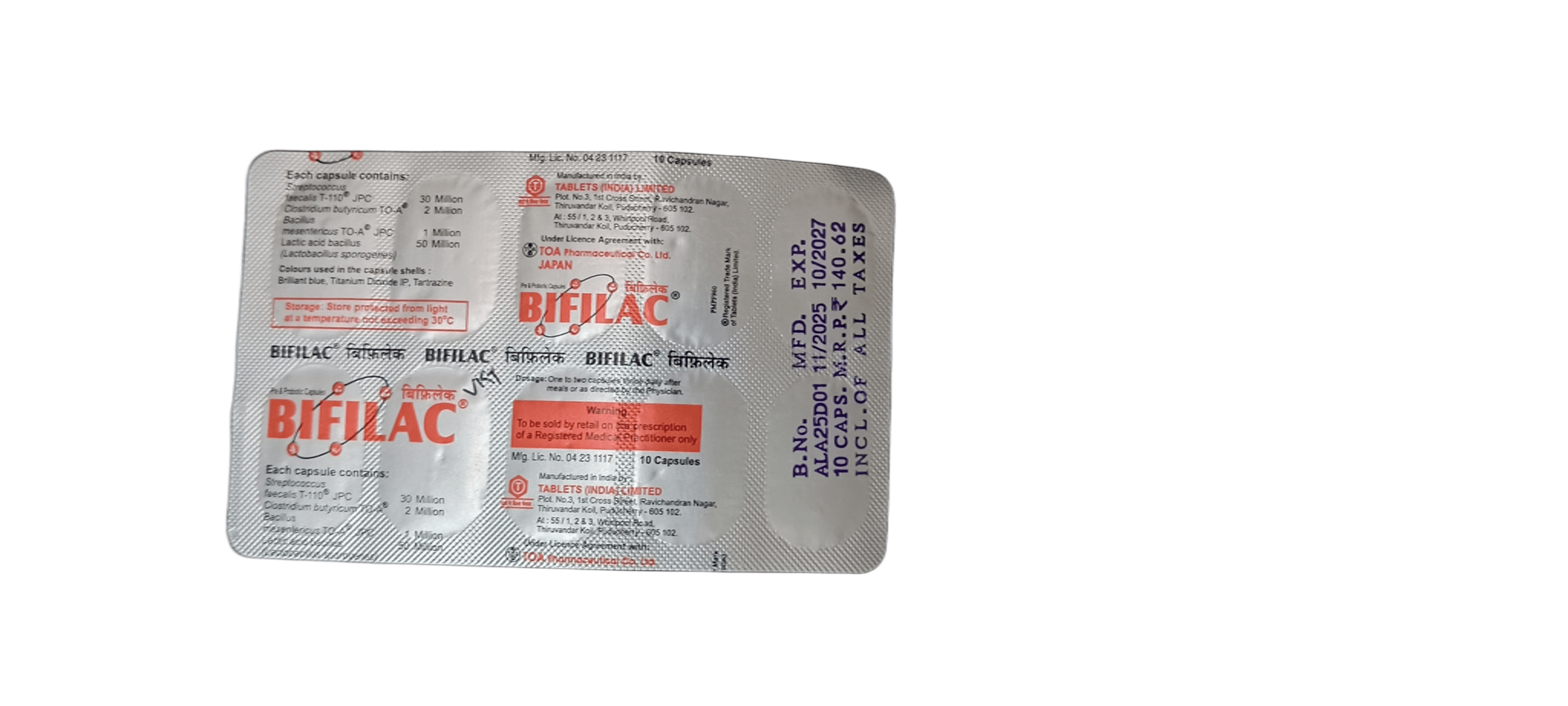 BIFILAC CAP 10CAP