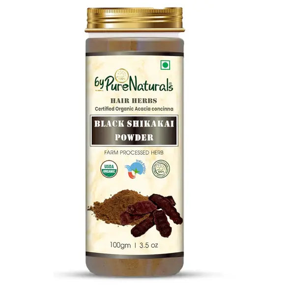 100% Organic Black Shikakai Powder for Hair - 100 Gm  Biopharma, Healing Food to Live Healthy Life - by MFarmacy.com