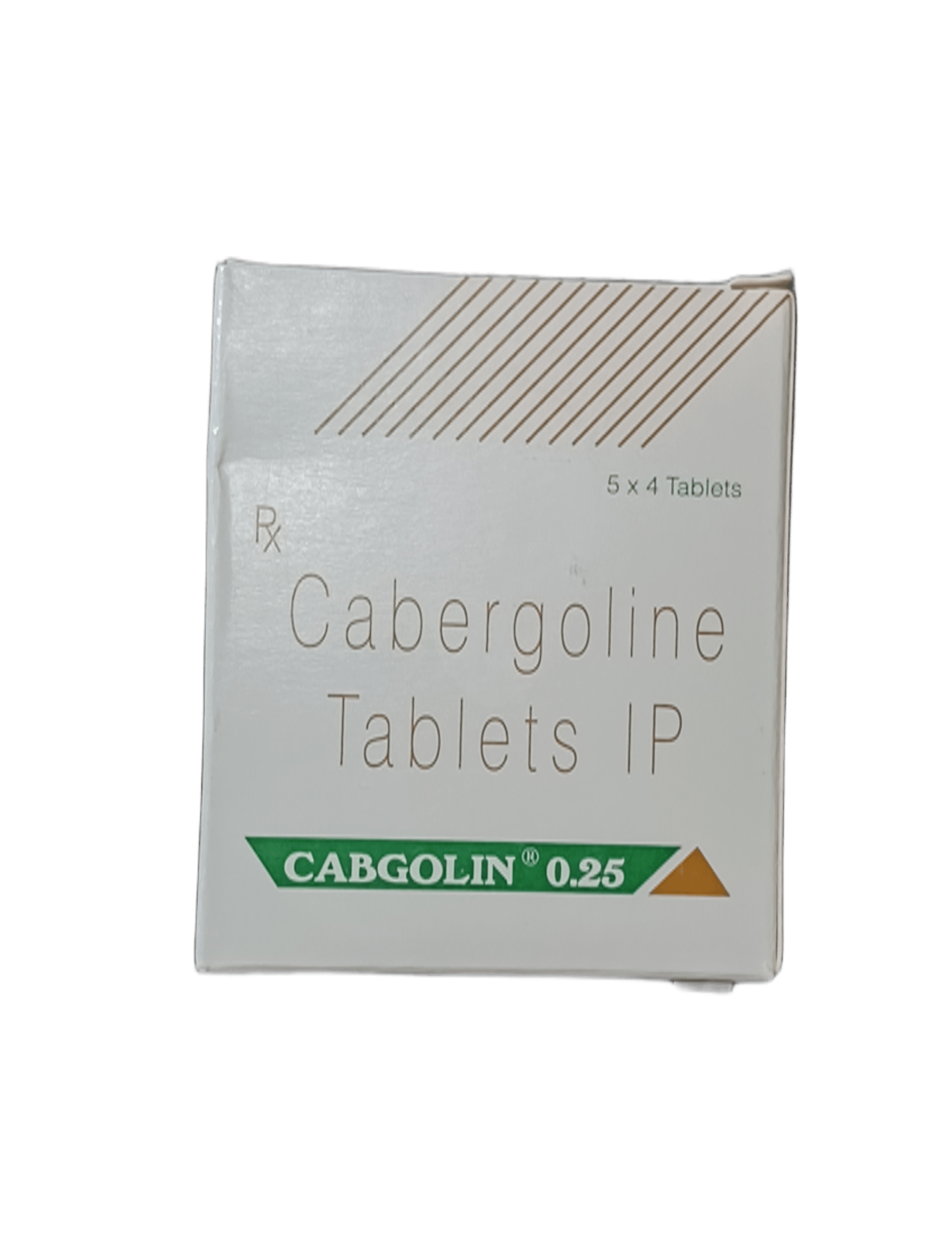 CABGOLIN 0.25MG TAB 4TAB