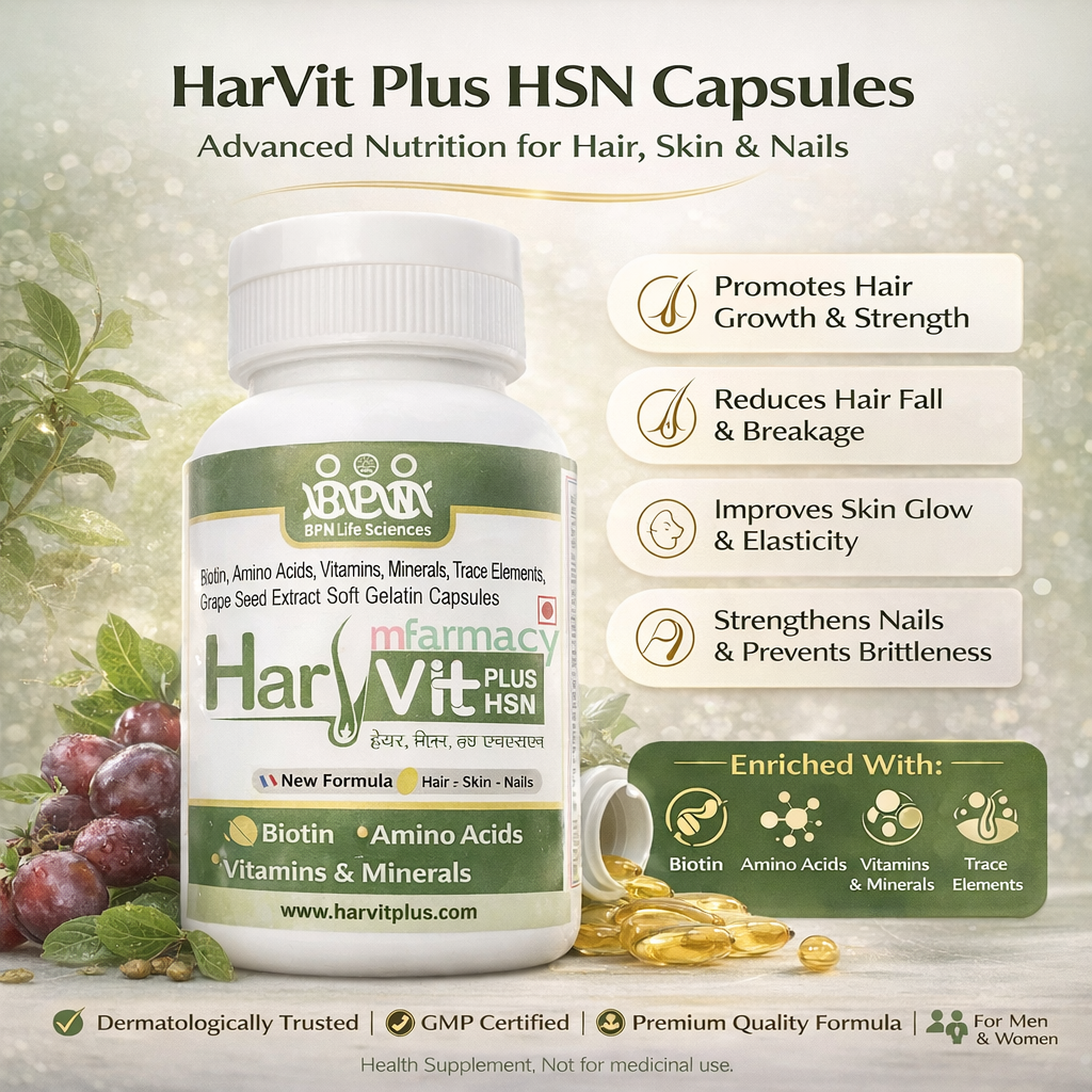 HairVit Plus HSN- Hair | Skin | Nail Tablets