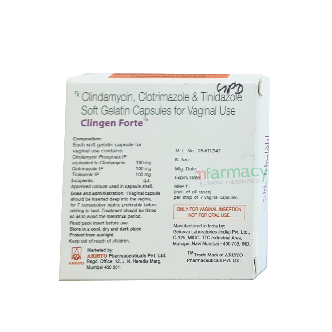 Clingen Forte Vaginal Capsule