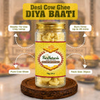 Cow Ghee Diya Baati for Pooja- 30pcs