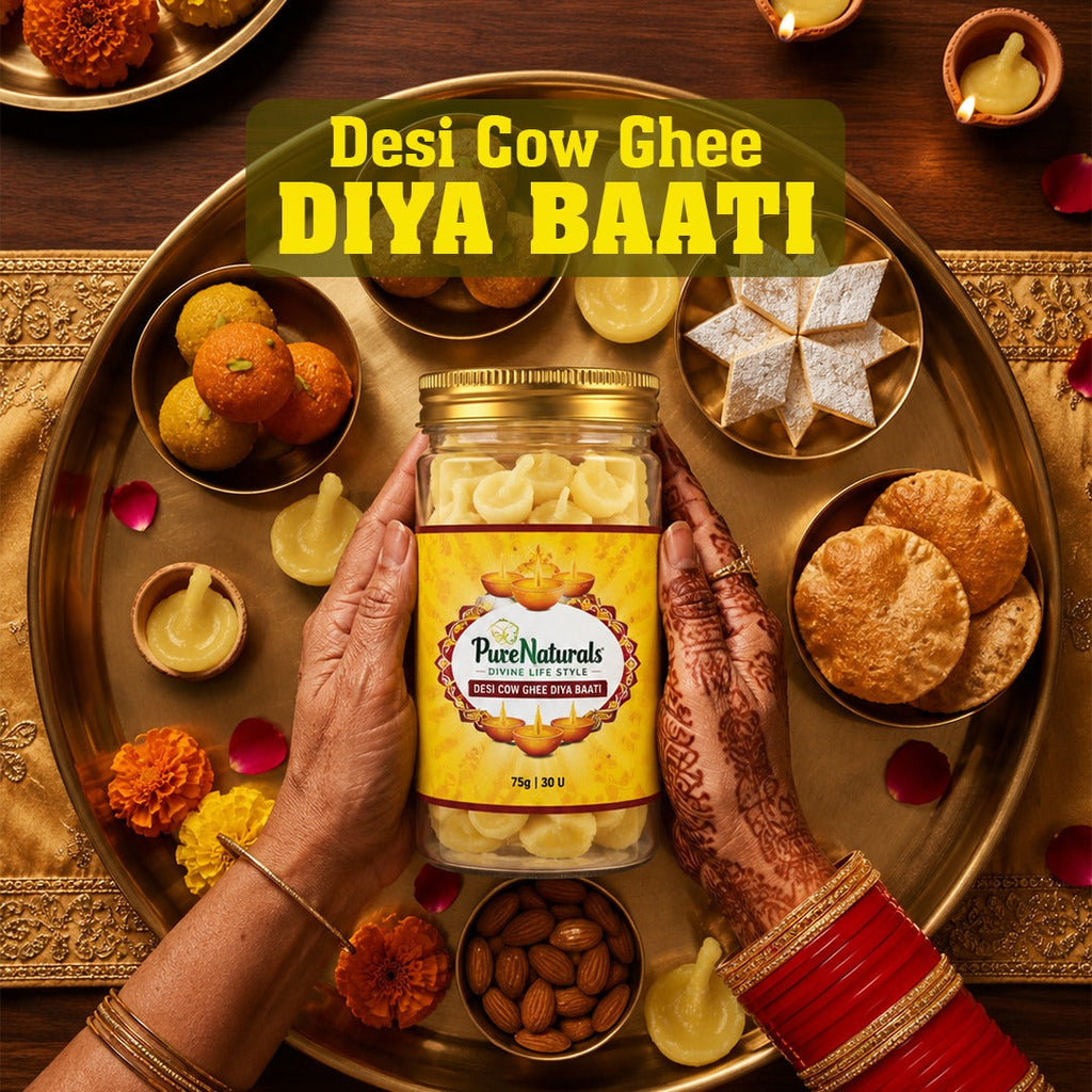 Cow Ghee Diya Baati for Pooja- 30pcs