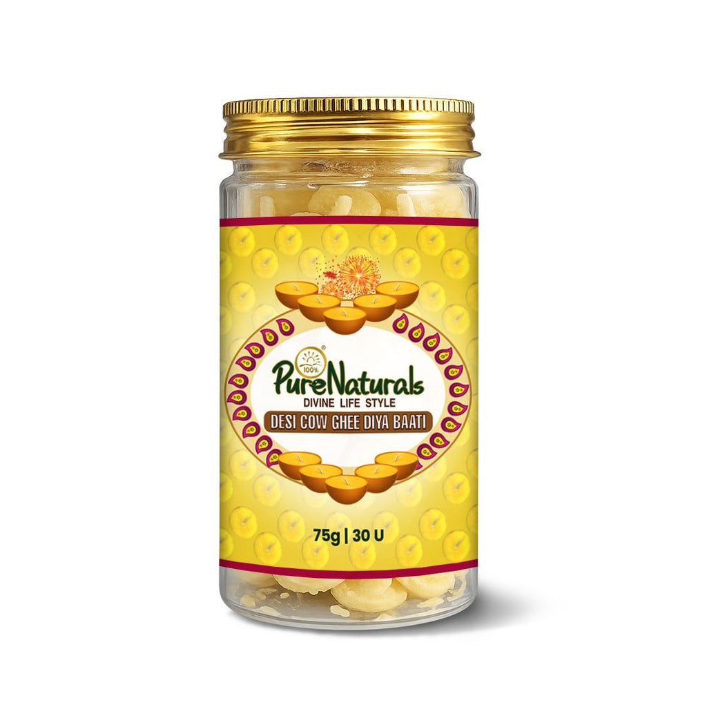 Cow Ghee Diya Baati for Pooja- 30pcs