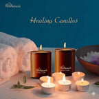 Soy Wax Healing Candles- 210gm Jar (Pack of 3)