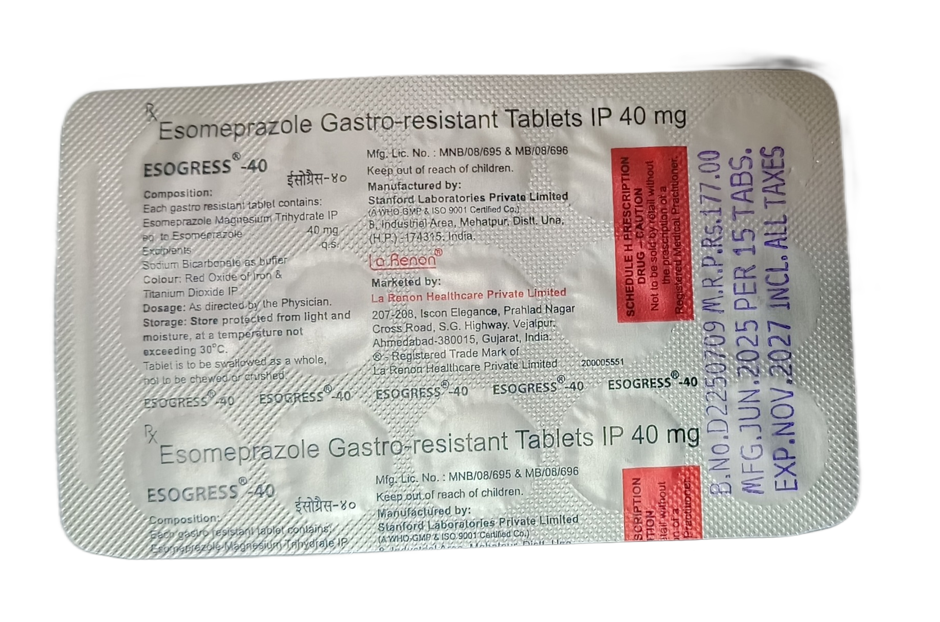 ESOGRess 40mg 10 Tab