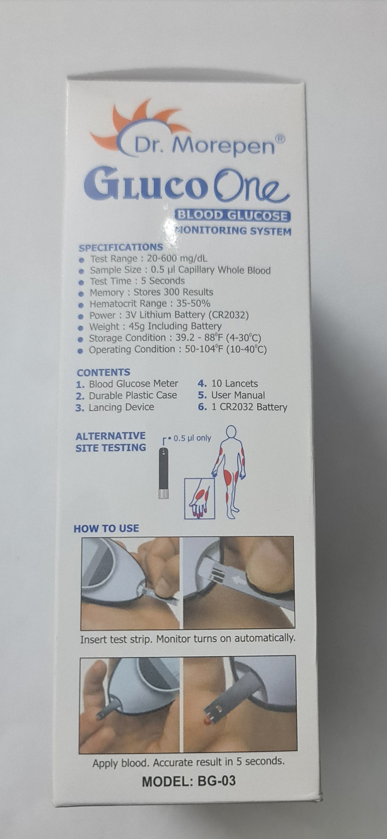 GlucoOne Blood Glucose Monitoring System