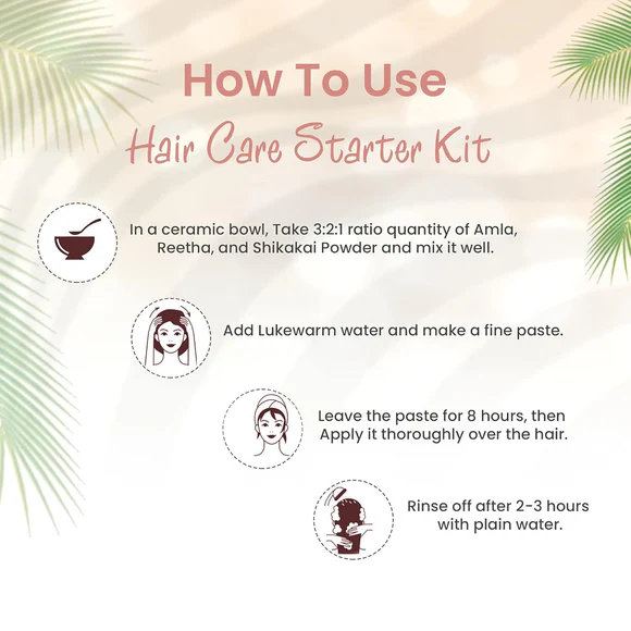 100% Organic Hair Care DIY Kit - 120 gm  Biopharma, Healing Food to Live Healthy Life - by MFarmacy.com