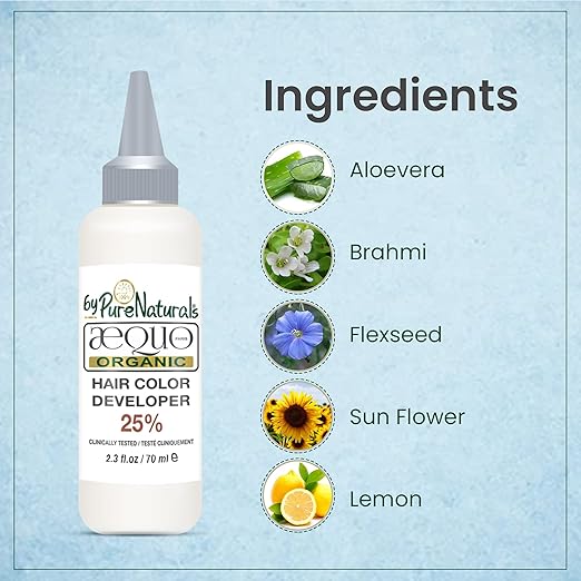 Aequo Organic Cream Extra Care Hair Color Developer 70ml