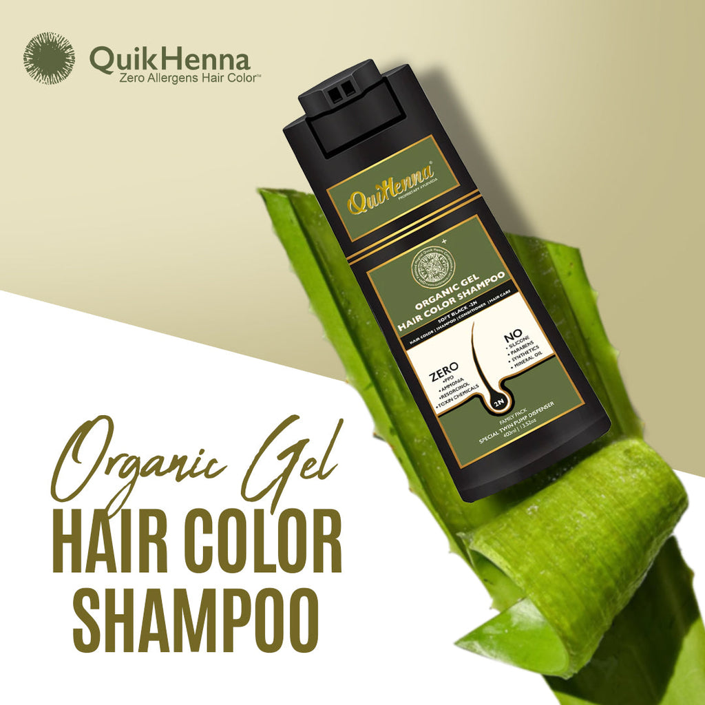 QuikHenna | EVARA | QH+ Organic Gel Hair Colour Shampoo - 200ml  Biopharma, Healing Food to Live Healthy Life - by MFarmacy.com