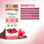 100% Organic Hibiscus Powder for Hair - 100 Gm  Biopharma, Healing Food to Live Healthy Life - by MFarmacy.com