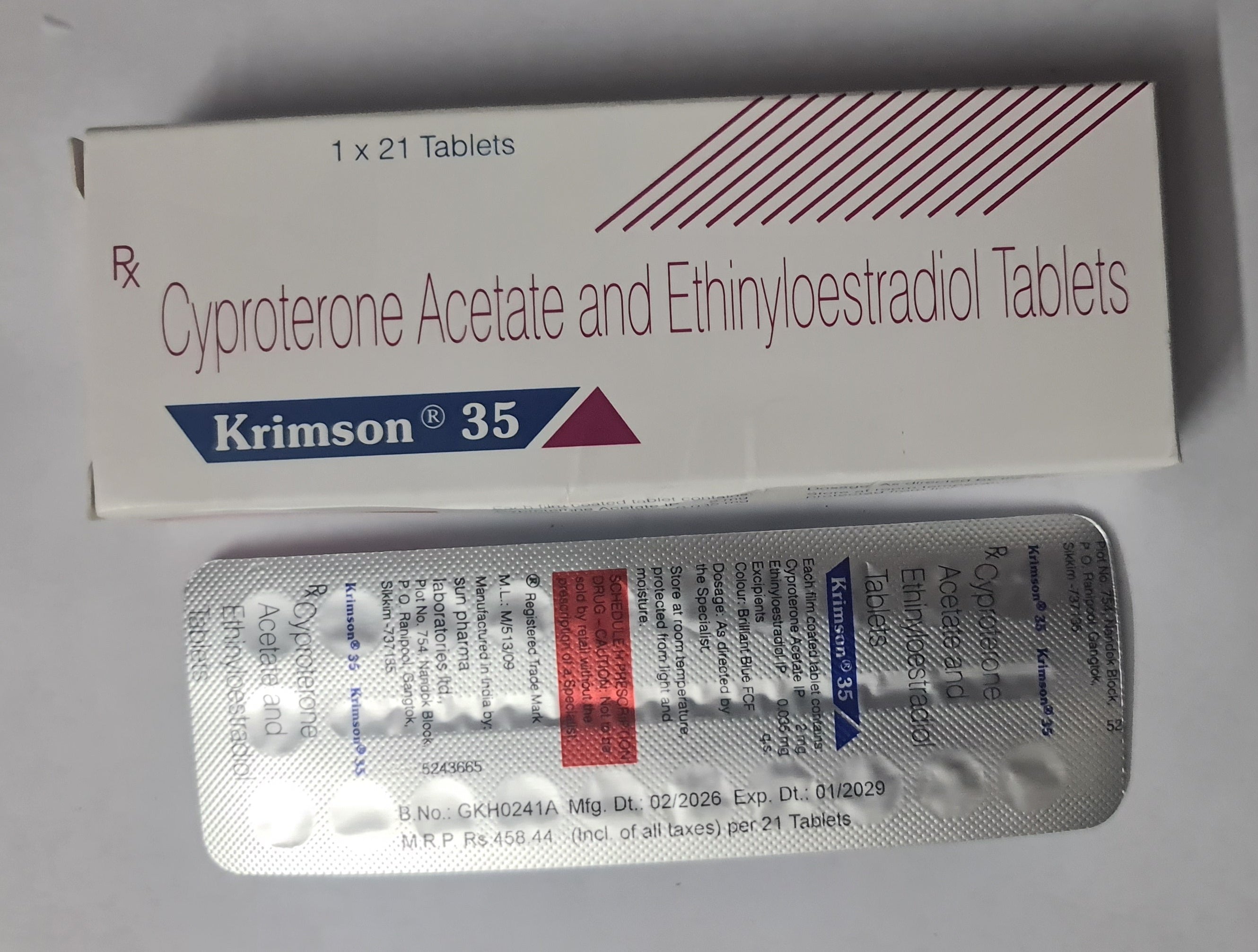 Krimson-35 Tab - 21 Tab.