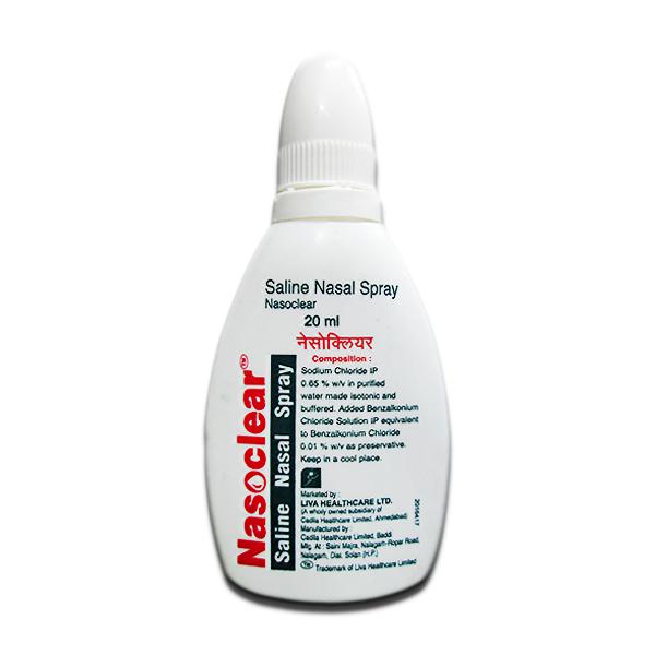NASOCLEAR[ZYDUS] 0.65 % NASAL DROPS (20 mL)
