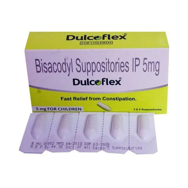 DULCOFLEX[SANOFI] 10 MG SUPP (5 suppository)
