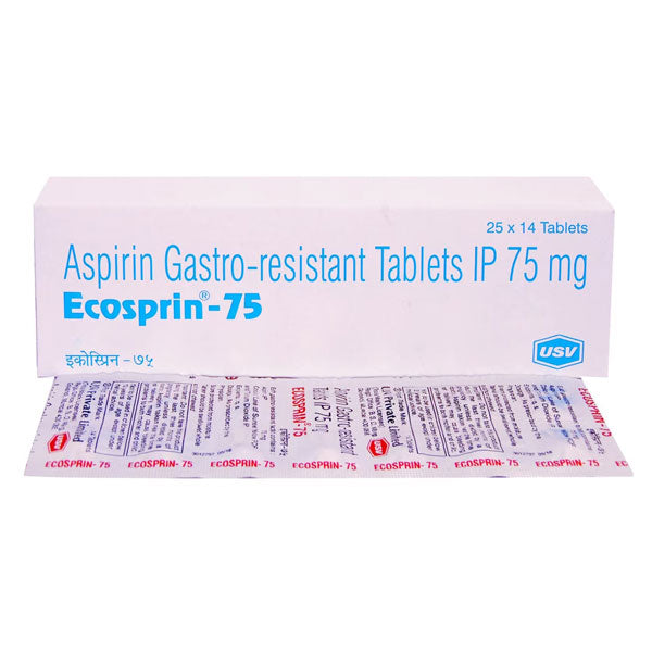 ECOSPRIN[USV] 75 MG TAB (14 tab)