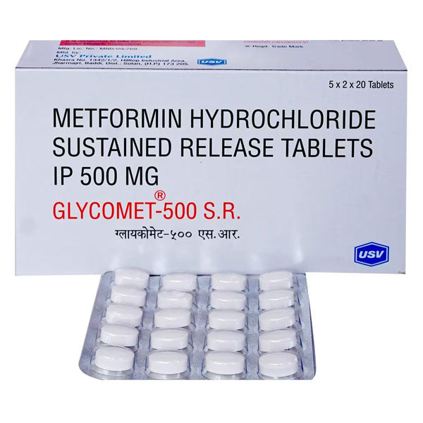 GLYCOMET SR[US] 500 MG TAB (20 tab)